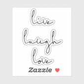 Lachende liefde sticker (Vel)