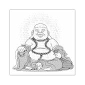 Lachende Maitreya Boeddha rubberen stempel (Afrduk)