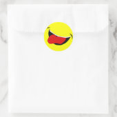 Lachende Mond Sticker (Tas)