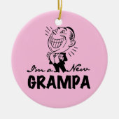 Lachende nieuwe Grampa T-shirts en geschenken Keramisch Ornament (Voorkant)