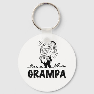 Lachende nieuwe Grampa T-shirts en geschenken Sleutelhanger