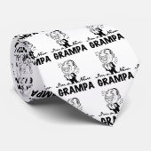 Lachende nieuwe Grampa T-shirts en geschenken Stropdas (Opgerold)