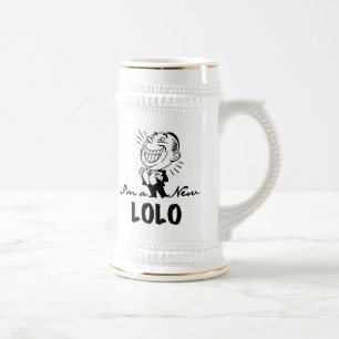 Lachende nieuwe Lolo T-shirts en geschenken Bierpul