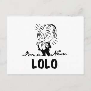 Lachende nieuwe Lolo T-shirts en geschenken Briefkaart