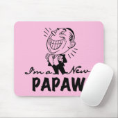 Lachende nieuwe Papaw Tshirts en geschenken Muismat (Met muis)