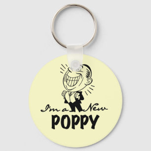 Lachende nieuwe Poppy T-shirts en geschenken Sleutelhanger