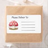 lachende paddenstoel etiket (Insitu)