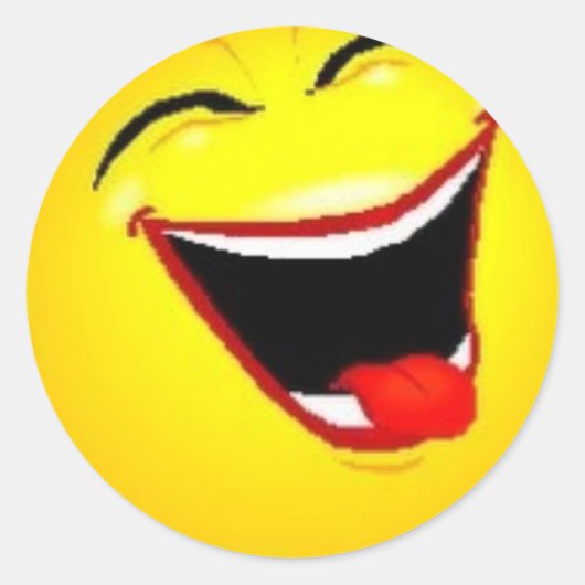 Lachende Sticker (Voorkant)