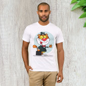 Lachende tijger met een aktetas Mannen T-shirt