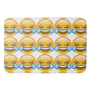 Lachende tranen van Joy emoji Badmat