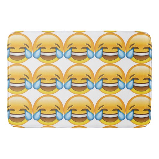 Lachende tranen van Joy emoji Badmat (Voorkant)