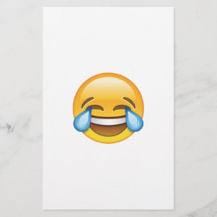 Lachende tranen van Joy emoji Briefpapier