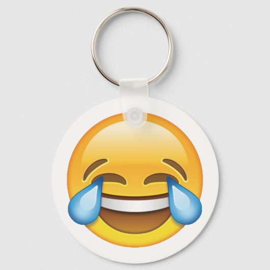 Lachende tranen van Joy emoji Sleutelhanger (Voorkant)