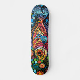 Lachende Vis - Aboriginal Style - Skateboard Deck