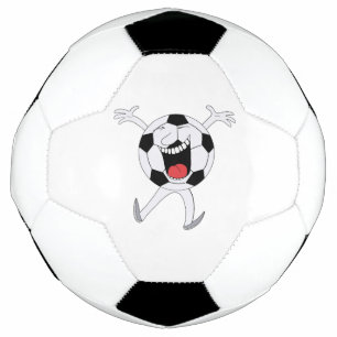 Lachende Voetbal Mascotte