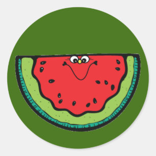 Lachende Watermelon Stickers