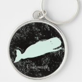 Lachende witte walvis Thunder_Cove Sleutelhanger (Voorkant)