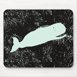 lachende witte walvismousepad muismat