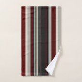 Lâches gris et rouges jettent oreiller (Serviette à main)