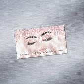 Lachettes de séchoir rose pâle Beauté Magnet Card (In Situ)