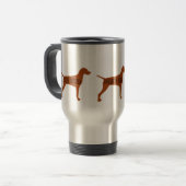 LÂCHEZ LE VIZSLA (la tasse de voyage) (Devant gauche)