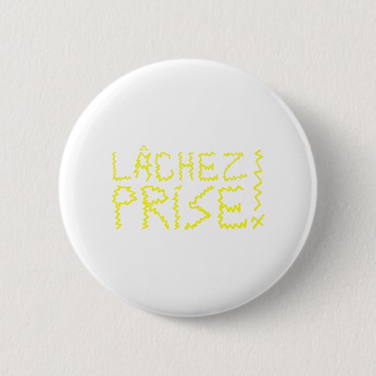 LÂCHEZ PRIZE RONDE BUTTON 5,7 CM (Voorkant)