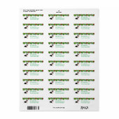 Lachvakantie Tricolor Welsh Corgi Etiket (Full Sheet)