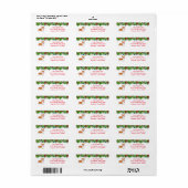 Lachvakantie Welsh Corgi Etiket (Full Sheet)