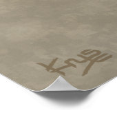 Lachvogelprint Poster (Hoek)