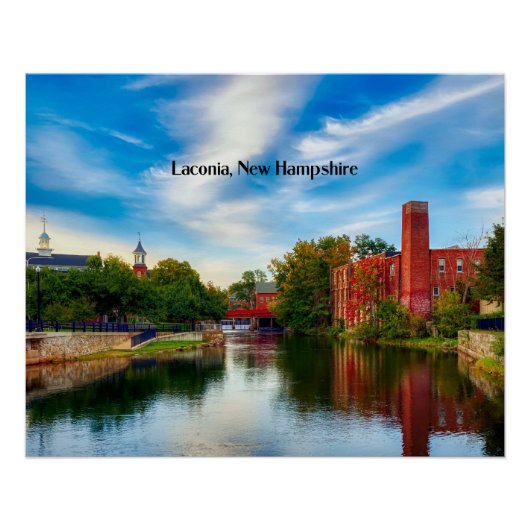 Laconia, New Hampshire Perfect Poster (Voorkant)