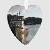 LaConner Tugboat Ornament (voorkant)