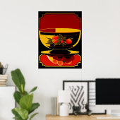 Lacquer Bowl Poster (Thuiskantoor)