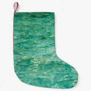 Lacquer zee wateroceaan kleine kerstsok