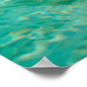 Lacquer zee wateroceaan poster (Hoek)