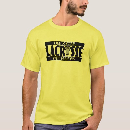 Lacrosse A Soccer T-Shirt (Voorkant)