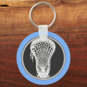 Lacrosse Aandenken Geschenk Sleutelhanger (Voorkant)