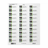 Lacrosse aangepaste Adresetiketten Etiket (Full Sheet)