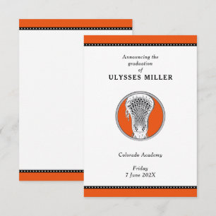 Lacrosse Afstuderen Aankondiging