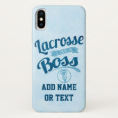 Lacrosse als een baas Case-Mate iPhone case (Achterkant)