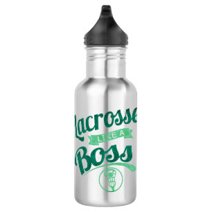 Lacrosse als een baas waterfles 
