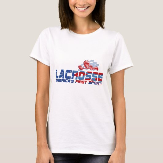 Lacrosse America's First Sport Gear T-shirt (Voorkant)