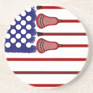Lacrosse Americas Game Zandsteen Onderzetter