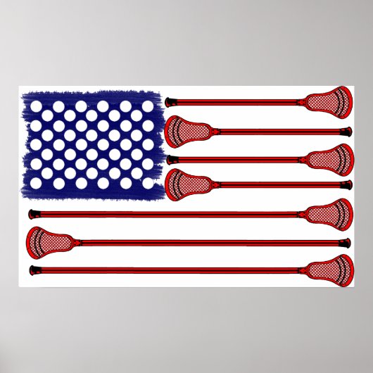 Lacrosse AmericasGame Poster (Voorkant)