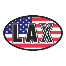 Lacrosse Amerika Lax Vlag