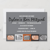 LACROSSE Bar Mitzvah Invitation (Devant)