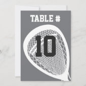 LACROSSE Bar Mitzvah TABLE CARTE DE SIÈGE (Devant)