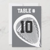 LACROSSE Bar Mitzvah TABLE CARTE DE SIÈGE (Dos)