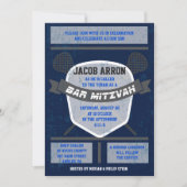 LACROSSE Bat Bar Mitzvah Invitation (Devant)