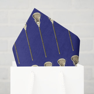 Lacrosse Blauwe Sport Tissue Papier