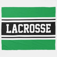 LACROSSE Bold Athletic Green Black White Stripes